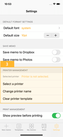 3. Printer Management